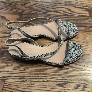 Madewell leopard spot sandals